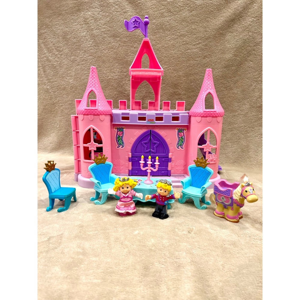 Fisher Price Little People Dance N Twirl Pink Palace Working Sounds